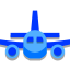 Avion Vue de face icon