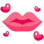 Kiss love icon