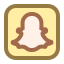 snapchat-quadrado icon