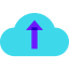 Carica sul Cloud icon