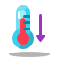 Thermometer Down icon