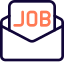 Invitation letter for new job seekers candidate selection icon