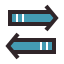 Flèches Tri Horizontal icon