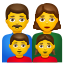 familia-hombre-mujer-niña-niño icon