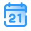 Календарь 21 icon