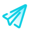 Aereo di carta icon