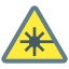 レーザー光線の危険性 icon