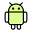 Android a mobile operating system developed by Google icon