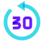 30 戻す icon
