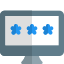 Web apps encryption with password input in asterisk icon