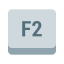 Клавиша F2 icon