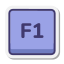 F1 键 icon