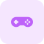 Simple game controller with buttons for actions icon