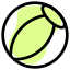 Beach ball for the outdoor game summer games icon