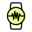 внешний круглый циферблат со встроенными датчиками сердечного ритма-умные часы-свежие-tal-revivo icon