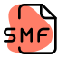 SMF is a file extension for an audio file in the midi format icon