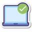 Отмеченный ноутбук icon