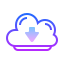 Download from the Cloud icon