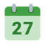 Календарная неделя 27 icon