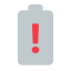 batteria di avvertimento icon