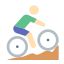 ciclismo-bicicleta-de-montaña-piel-tipo-1 icon