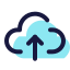 Carica sul Cloud icon