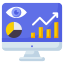 Monitoring and reporting icon