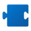 Синий блок icon
