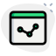 diagramme-de-lignes-de-points-externe-en-ligne-sur-un-navigateur-web-société-green-tal-revivo icon