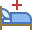 Lit d&#39;hôpital icon