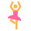 ballerina a corpo intero icon