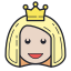 Princesa rubia icon