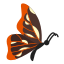 Schmetterling-Seitenansicht icon