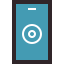 タッチスクリーンのスマートフォン icon