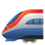 emoji de trem de alta velocidade icon