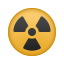 radioaktives Emoji icon