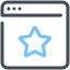 Starred Webpage icon