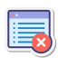 Delete View icon