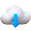 Scarica da Cloud icon