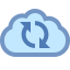 Sincronizzazione cloud icon