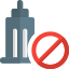 Office Tower building with no access until further notice icon