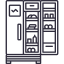 Refrigrator freezer double door icon