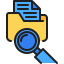 external-search-file-folder-and-document-kmg-design-outline-color-kmg-design icon
