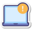 Laptop Alert icon