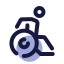 Sedia a rotelle icon