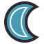 Símbolo de la luna icon