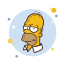 Homero Simpson icon