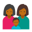 Familie-zwei-Frauen-Hauttyp-5 icon