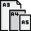 Paper Sizes icon