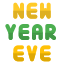 New year eve text to share with family and friends icon